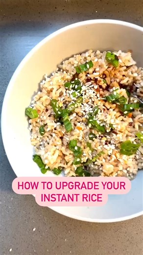 These small upgrades will turn instant rice into your new weeknight go-to. See more below ⬇️ | Real Simple