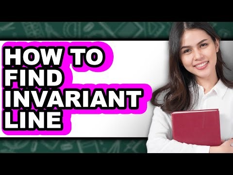 How to Find Invariant Line (easy Method)