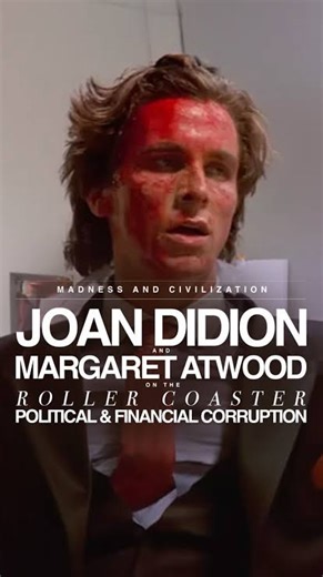 Brent Lambert on Instagram: "Joan Didion’s 1992 interview with Charlie Rose where she expresses her concern for people who yearn for leadership; and Margaret Atwood with Channel 4 News in 2019 on how politicians and financiers prey on the naive, and traffic in an orchestrated game of chaos and fear to maintain their leadership and their wealth. Sources: Charlie Rose (@pbs), Channel 4 News Music: ‘Change’ by Danihadani, ‘Woo’ by Forcian #JoanDidion #MargaretAtwood #AmericanPsycho #HandmaidsTale #