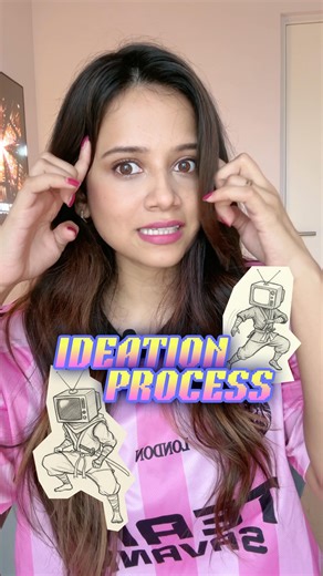 Sneha Shetty l Motion Designer on Instagram: "sketch → chaos → pray → final render ✌️ . . . [animation, motion design, creative process, logo animation, first cut, design breakdown, storyboard, artist life, chaotic genius, concept to final, design process, animation workflow, character design, motion graphics, idea to execution, creative workflow, sketch to screen, design thinking, animation pipeline, brainstorming, visual storytelling]"