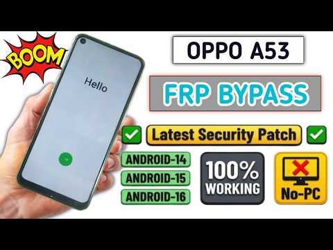 OPPO A53/ A54 - Google/ FRP Bypass | 100% Working Method (Without Pc)✅