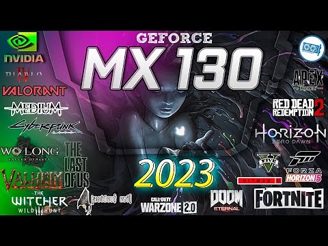 *NVIDIA GeForce MX130 in 15 GAMES | 2023-2024