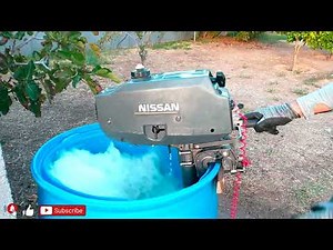 2.5HP AND 3.5HP TOHATSU, SUZUKI, EVINRUDE, JOHNSON, NISSAN, MERCURY - outboard motor test