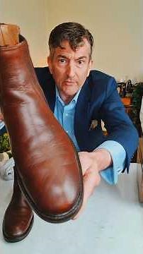 Polish Leather Boots The Way They're Meant To Be #satisfying #leathershoes #tutorial