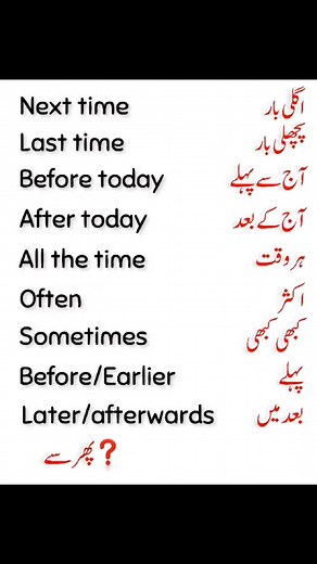 776K views · 8.2K reactions | English Vocabulary with Urdu Meaning ....