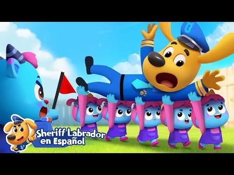 Mini Antel Squadron ❄️ Cartoons 🔍Sheriff Labrador in Spanish