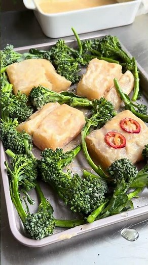 Sheet Pan Miso-Marinated Cod with Broccolini | The Defined Dish