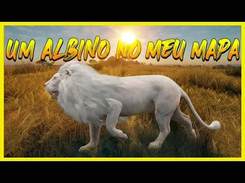 Raríssimo Leão Albino Encontrado no meu mapa de THE HUNTER CALL OF THE WILD!