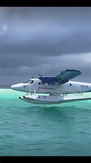 No Runway. Just Ocean. Maldives Seaplane Landing
