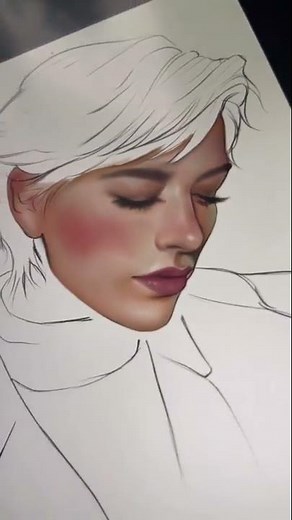 Painting skin in procreate (#Shorts)