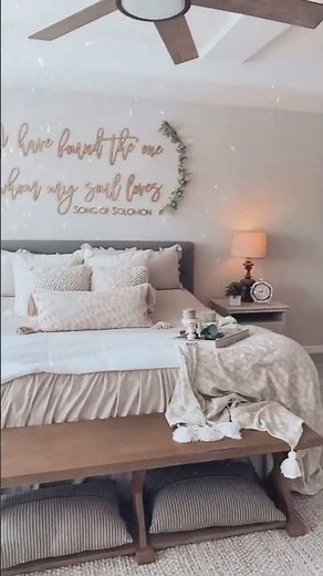 Quick master bedroom tour, check out our IG for more 🌿🖤 #homedecor #diy #diyhomedecor #roomtour