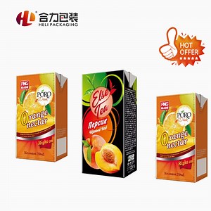 [Hot Item] Aseptic Juice and Milk Aluminum Foil Paper Liquid Pak Material Box Packaging Products