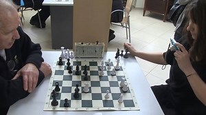 14K views · 215 reactions | When the lady saw that she would have a chess battle against the coach of the best chess player ever: Garry Kasparov. She turned on her camera and filmed this unforgetable moment. The old man playing with black pieces is the legendary, Alexander Nikitin. | Chess Champ | Facebook