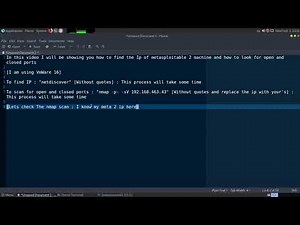#1 : FINDING IP ADDRESS AND SCANNING FOR OPEN AND CLOSED PORTS IN LINUX | METASPLOITABLE 2 | CTF