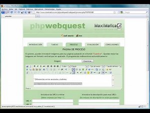 Tutorial - Crear y explorar un webquest.