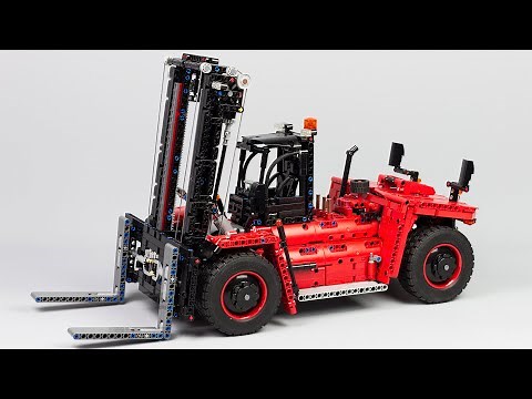 LEGO Technic Set 42082 rebuilt in a Heavy Forklift Truck