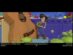 |TOY STORY| Woody Test Animation with Sound Part 22