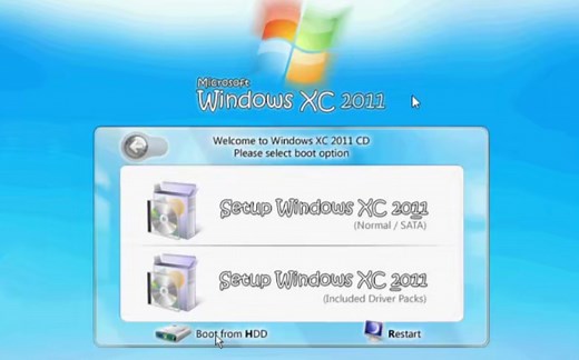 来自欧美的魔改过XP系统 - Windows XC 2011