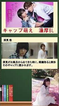 「やたらやらしい深見くん」（樫尾篤紀 宮崎湧）１話、BLドラマを解説しました。