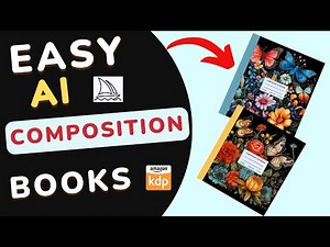 Use AI to Create KDP Composition Notebooks FAST to sell on Amazon / Free AI Prompts Guide included