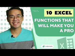 10 Excel Formulas to Make You A Pro