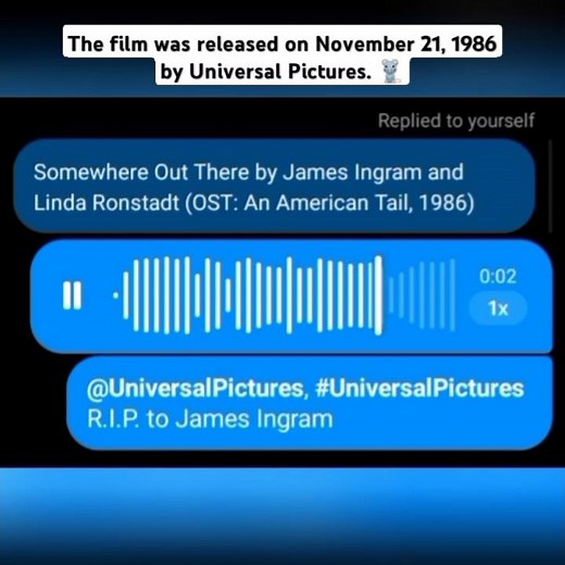 Universal Pictures for An American Tail (1986). 🐀🇺🇲 | #UniversalPictures