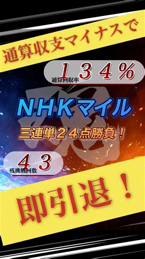 【NHKマイル2026】魂の三連単24点勝負！ #shorts #競馬 #魂の三連単 #nhkマイルカップ