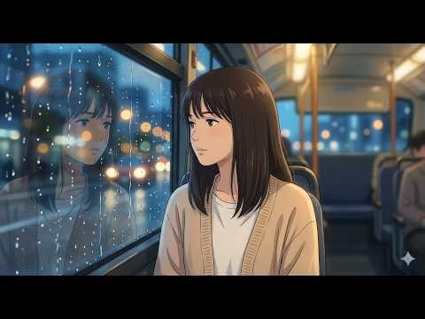 "A Rainy Bus Ride That Changed Nothing… Yet Everything 🌧️| Slow Life Story 🌿| GHIBLI DAILY ARTS"