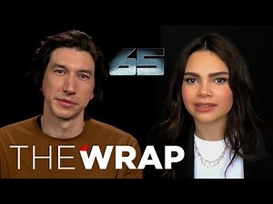 '65' Stars Adam Driver & Ariana Greenblatt Talk Favorite Dinosaur Movie