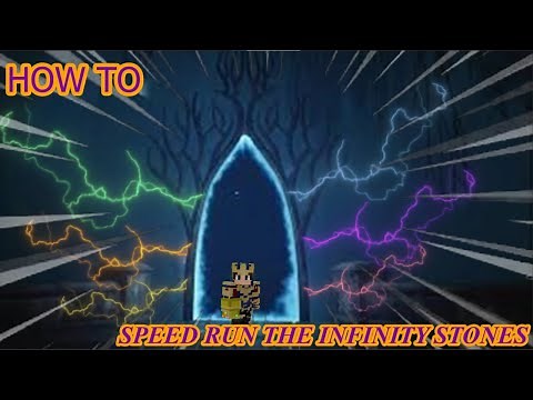 HOW TO SPEED RUN THE **INFINITY GAUNTLET** IN MINECRAFT!?! (EASY) 😱