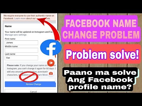 How to solve in Facebook WE REQUIRE EVERYONE TO USE THERE AUTHENTIC NAME ON FACEBOOK