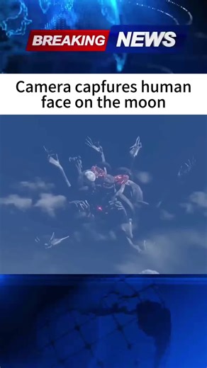 Camera capfures human face on the moon #news #fyp #foryou #tiktok #fypシ