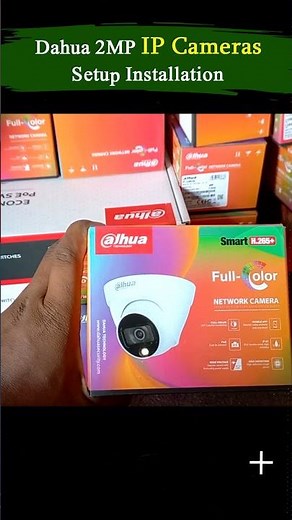 Dahua IP Camera Setup Installation #dahuatechnology #cctvcameraservices #Cctvinstallation