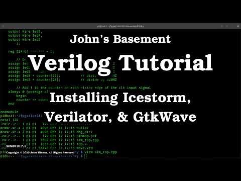 Installing Icestorm & Verilator for Verilog development
