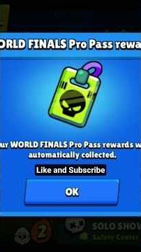 Pro Pass Rewards #brawlstars #shorts #propass