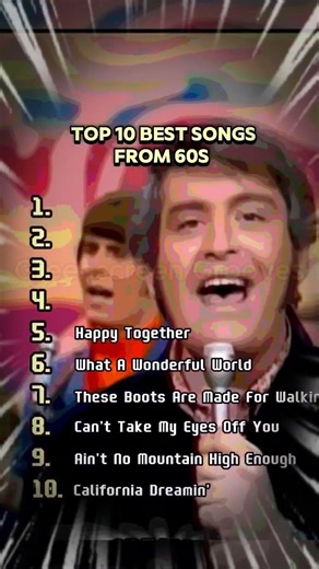 10 Best Songs From The 60s | Old Is Gold Nostalgia Mix – Vintage Harmony #asmr #shorts #amazing