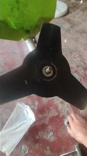 brush cutter# blade installation#