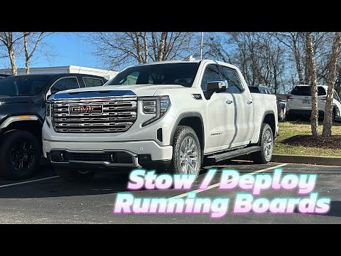 How To Use Your Retractable Running Boards on Your GMC Sierra