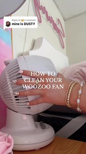 Replying to @😳 how to clean your woozoo fan!! ##dorminspo##college##woozoofan##woozoo##cleantok##howtocleanwoozoofan##dorm