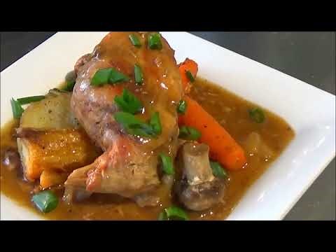 BEST DUTCH OVEN WILD RABBIT RECIPE COOKED OUTDOORS CLEAN AND COOK