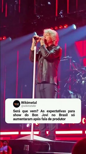Bon Jovi de volta aos palcos... Será que vem pro Brasil?