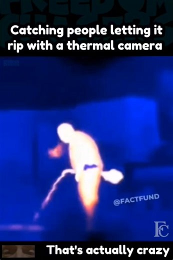 Watching people in infrared 🤢 #FreedomChasers #reaction #fblifestyle #infrared #fart | Freedom Chasers