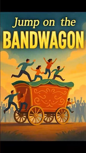 Jump on the Bandwagon | Meaning & Example