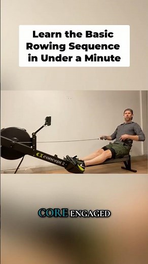 Day One Minute One of Learning to Row (Basic Stroke Pattern)