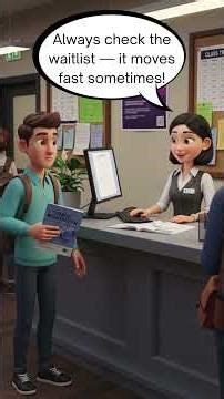 What to Say at the University Registration Office — A Simple English Guide! #dailyenglish #esl