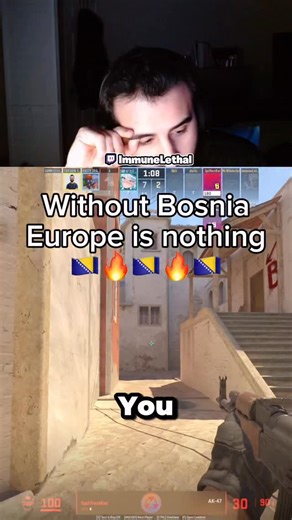 ImmuneLethal on Instagram: "We love Bosnia 🇧🇦❤️ #cs2 #cs2community #cs2clips #counterstrike #bosnia #europe"