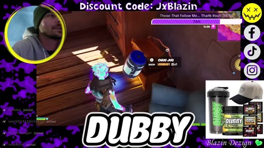 “Chillin with Johnny Blaze Live”A better, cleaner energy mix helps with focus and no jittery feelings and no crash. #dubbyenergy Find a flavor you like enter the code JxBlazin for a discount. Just click the link and read the ingredients, coffee fruit extract.https://www.dubby.gg/discount/JxBlazin?ref=tvrwqevt#jxblazin #tiktok #twitch #xbox #kick #johnnyblaze #live #happylife #positive #love #gamer #xbox #instagram #johnnyblaze #streaming #gaming #facebook #tiktok #latenight #x #blazindezign #des