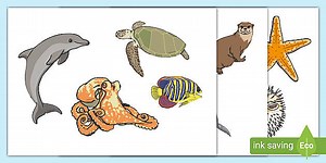 Sea Creature Cut-Outs