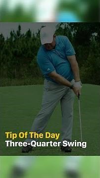 Hit It Straighter With a Three-Quarter Swing