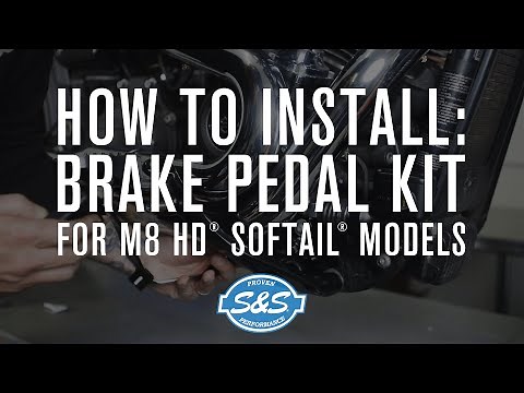 How to Install: S&S Cycle Brake Pedal Kit on M8 HD® Softail® models